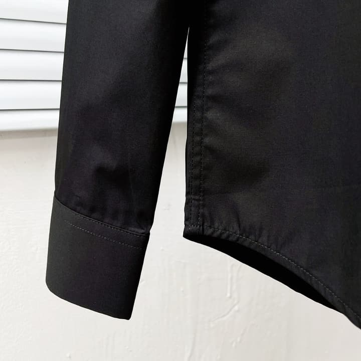 Dior Classic CD Metal Placket Shirt in Black