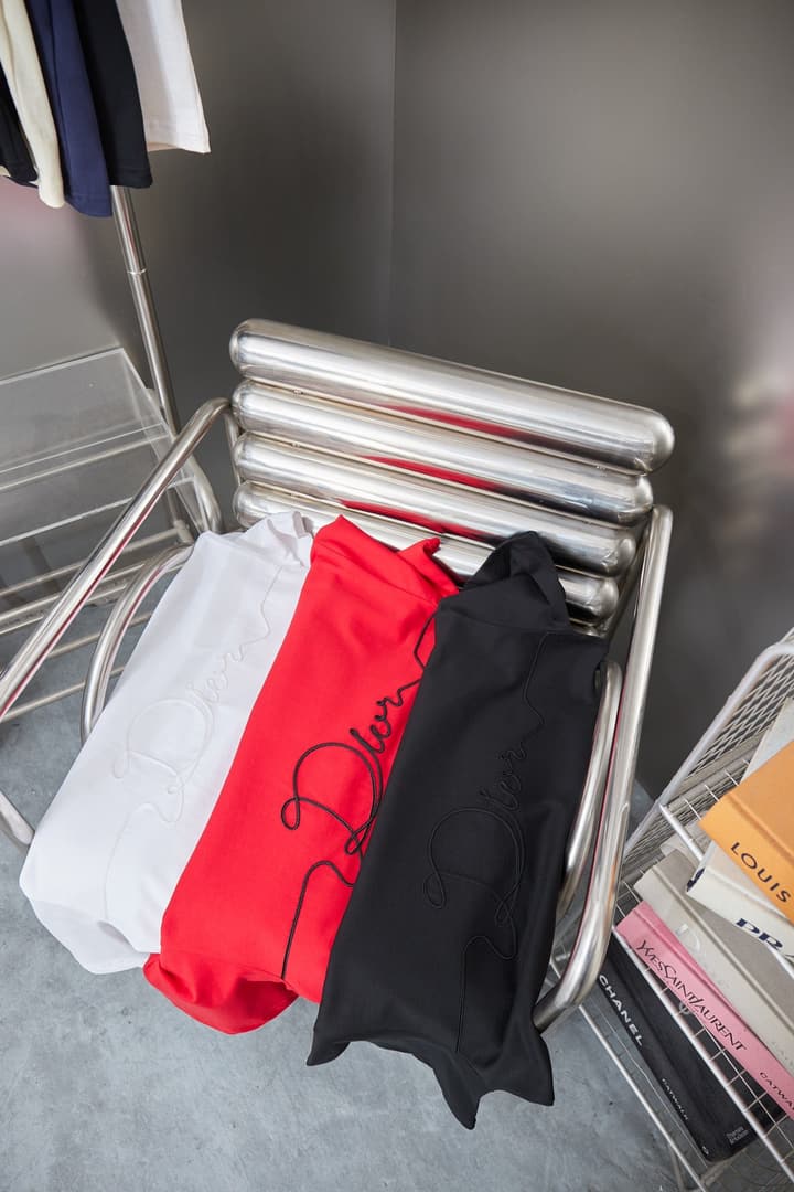 Dior Embroidered Logo Print T-Shirt – 25SS Early Spring Collection in Black