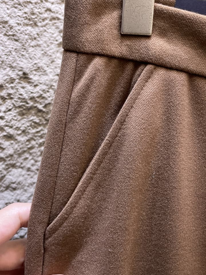Louis Vuitton Wool Blend Dress Trousers – Autumn/Winter Collection in Black