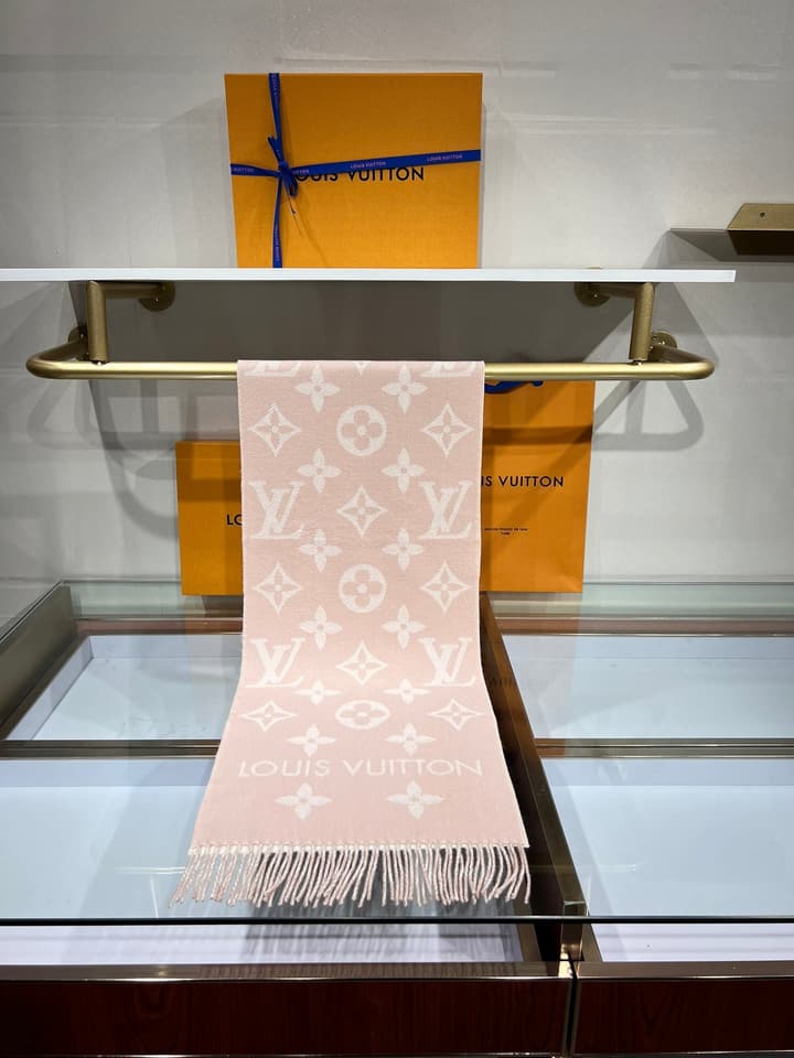Louis Vuitton Monogram Wool Scarf