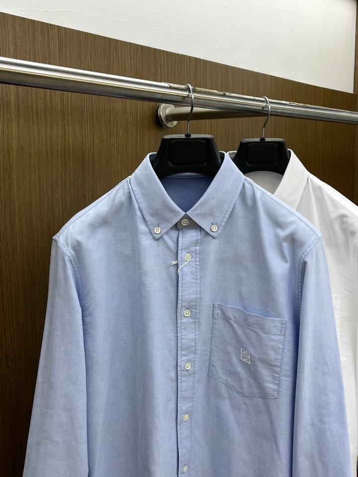 Givenchy Oxford Cotton Long-Sleeve Shirt – Spring/Summer Collection