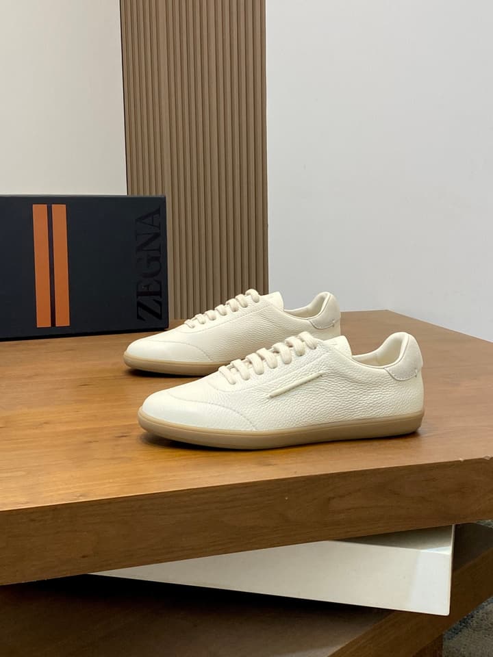 Zegna Old Money Suede Casual Sneakers