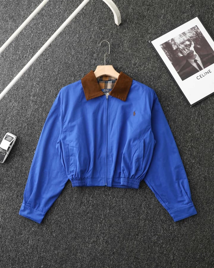 Ralph Lauren Campus Collared Jacket in Blue