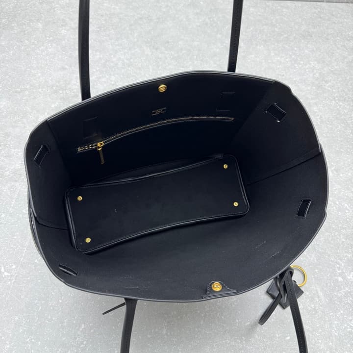 Balenciaga Bel Air Medium Tote Bag in Classic Black