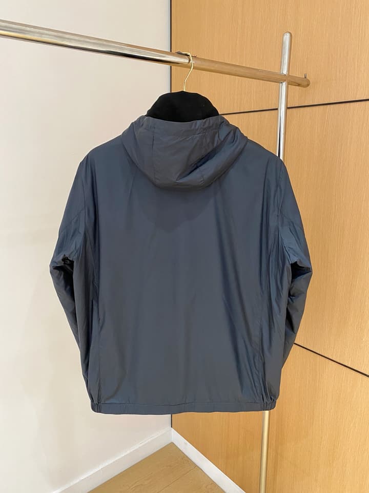 Zegna 2025 Men's Casual Jacket – 2025 Collection in Charcoal Gray