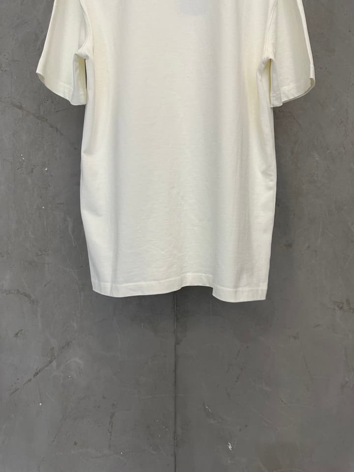 Louis Vuitton Leather Patch Crewneck T-Shirt – 26SS in White
