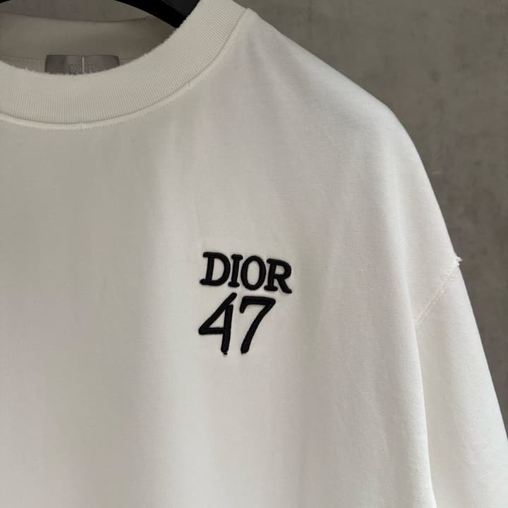 Dior Patch Embroidered Heavyweight T-Shirt in Black