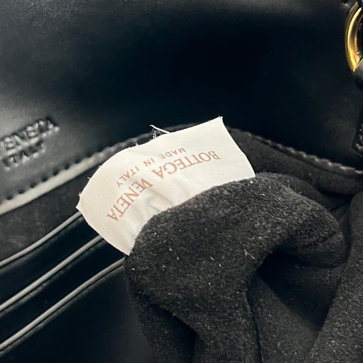 Bottega Veneta Baby Liberta Calfskin Shoulder Bag in Classic Black
