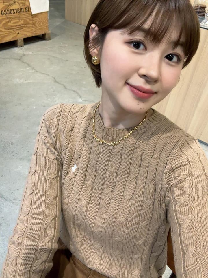 Ralph Lauren Cable Knit Sweater in Bright Yellow