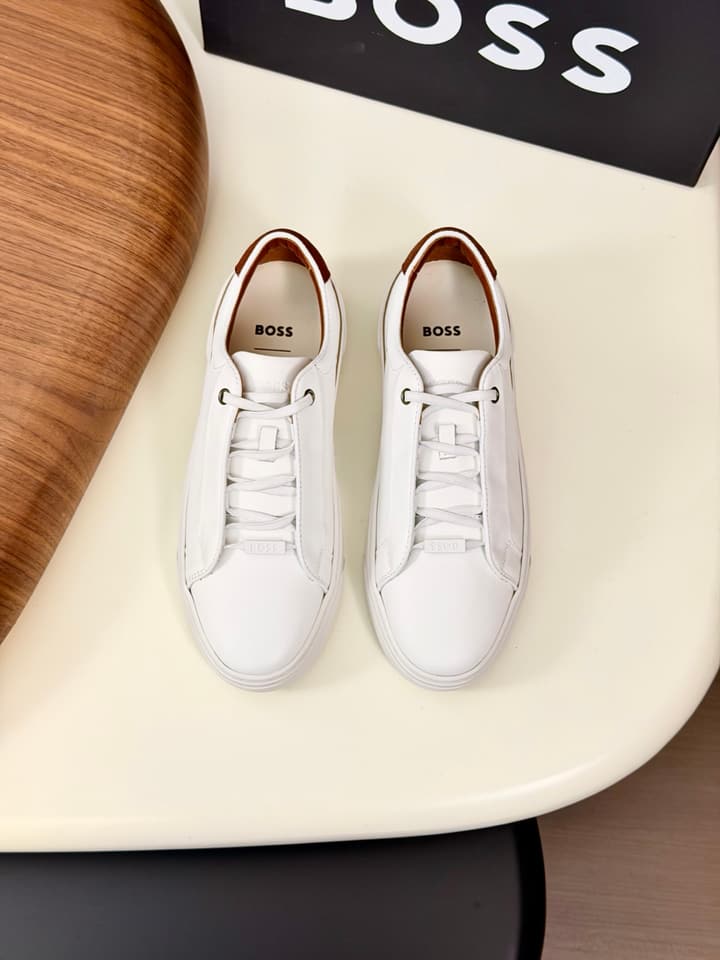 Boss Men's Casual Leather Sneakers