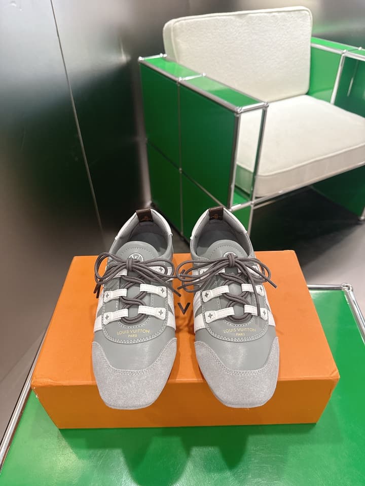 Louis Vuitton Sneakerina Ballet Sneakers in Chocolate Brown