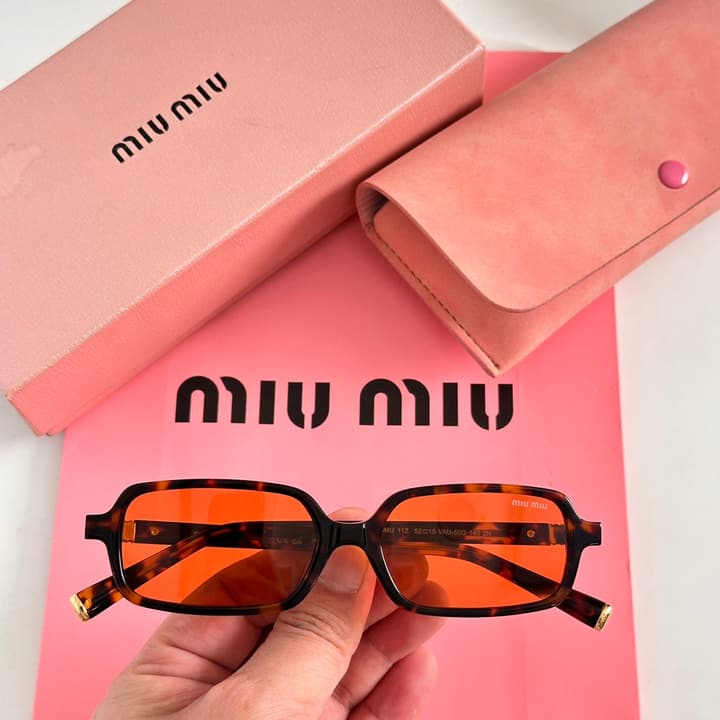 Miu Miu SMU 11Z Narrow Frame Sunglasses
