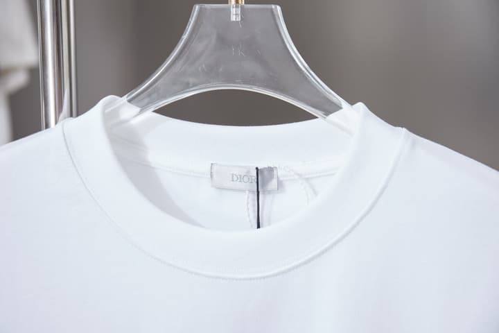Dior Embroidered Logo Print T-Shirt – 25SS Early Spring Collection in Black