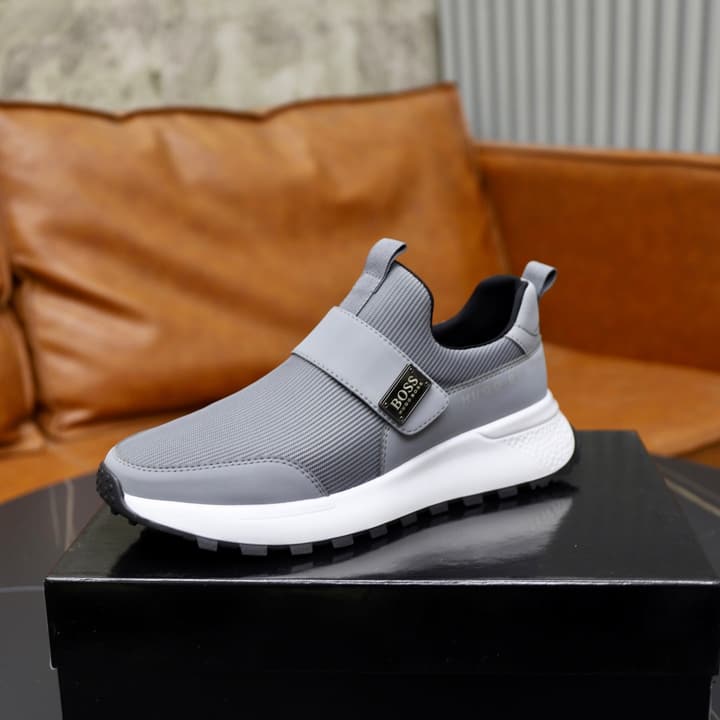 Boss Men's Knit Sport Sneakers