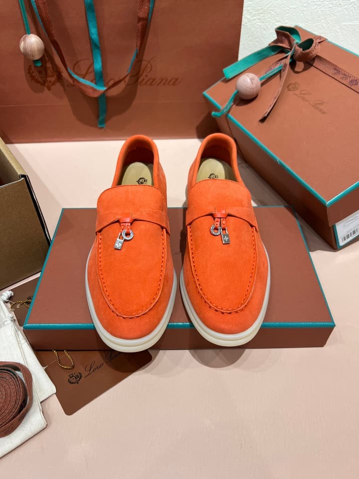 Loro Piana My Charms Suede Loafers