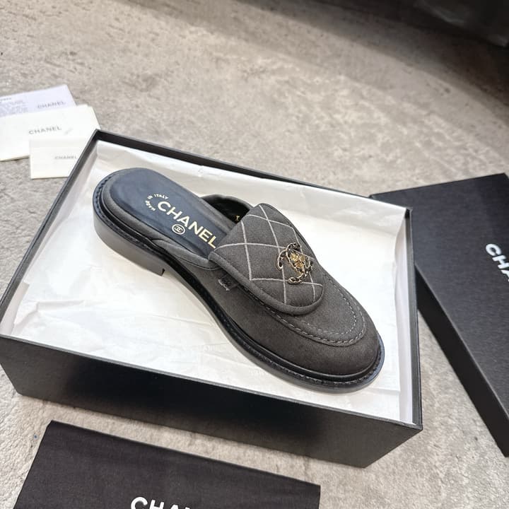 Chanel Quilted Leather Schoolbag Buckle Loafers – 26B Collection