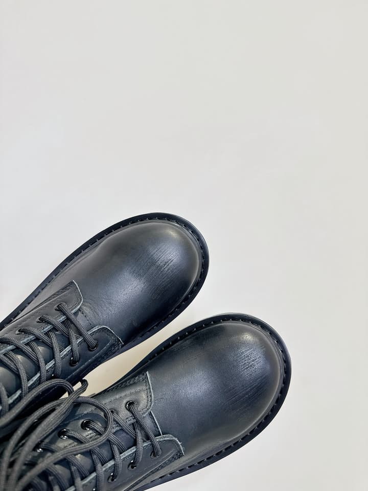Balenciaga Platform Lace-Up Martin Boots – 25SS