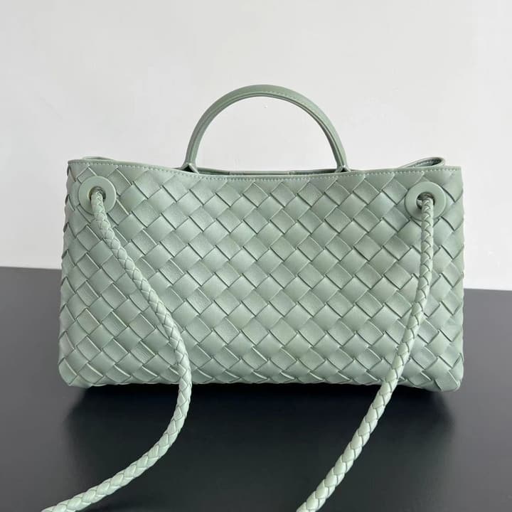 Bottega Veneta Andiamo Handbag in Charcoal Grey