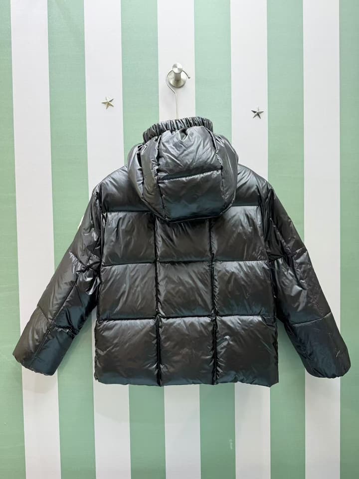 Moncler Children's Puffer Jacket – Kids Collection – 2025FW in Glossy Black