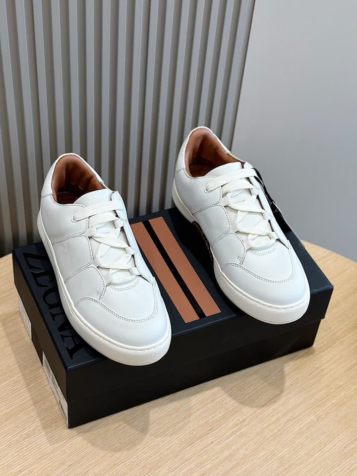 Zegna Tiziano Couture Sneakers in Black With Matching Laces