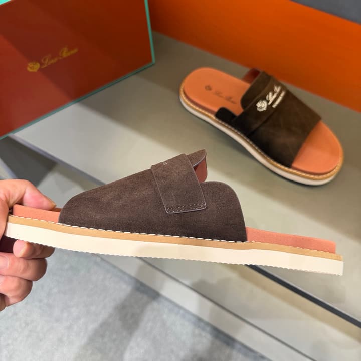 Loro Piana Summer Walk Crisscross Mules