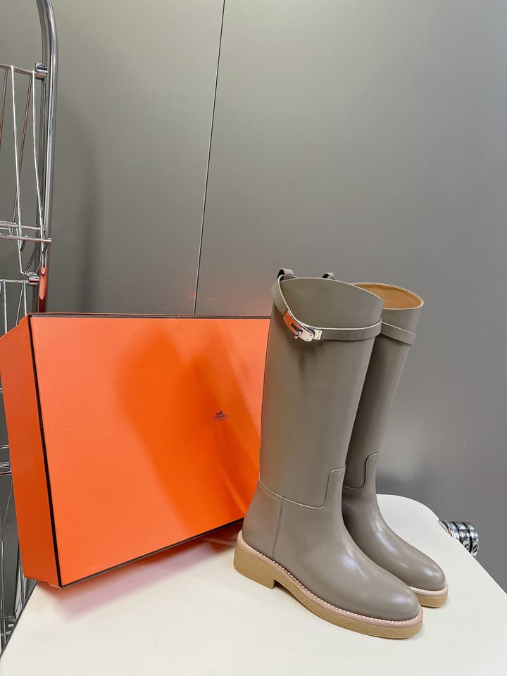 Hermès Kelly Riding Boots in Black