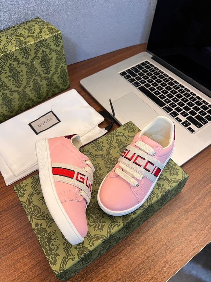 Gucci Kids Sheepskin-Lined Sneakers – Kids Collection
