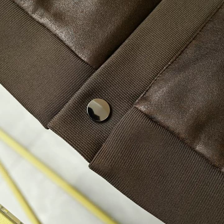 Zegna Lapel Leather Jacket – 2025FW in Classic Black