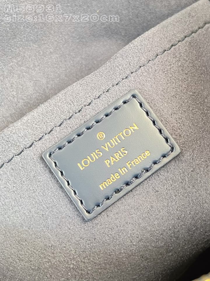 Louis Vuitton Cluny Mini Handbag in Deep Blue Epi Leather