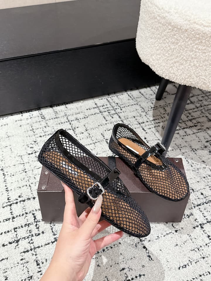 Alaïa Flat Mesh Ballet Flats – 25SS Collection