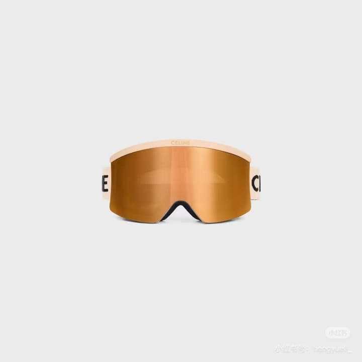 Celine Ski Goggles in Black Frame With Black Strap