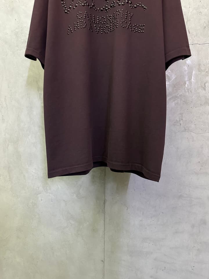 Louis Vuitton Pearl Logo Crewneck T-Shirt – 25SS in Black