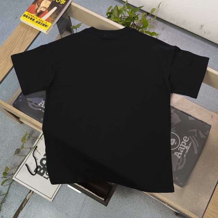 Dior Embroidered Letter Patch T-Shirt – 2025 Collection in Black