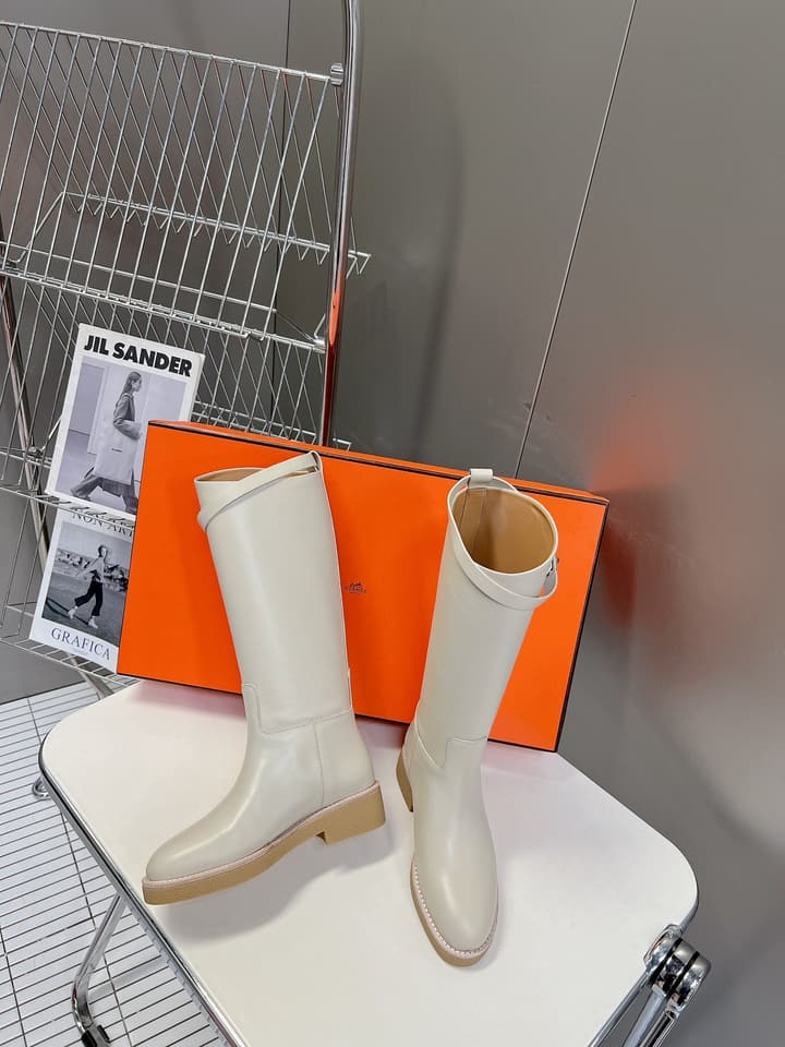 Hermès Kelly Riding Boots in Black