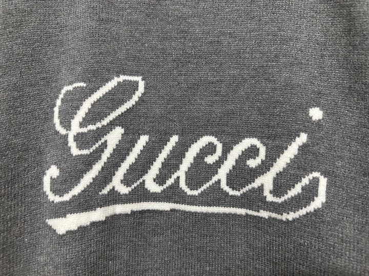 Gucci Intarsia Logo Wool Sweater