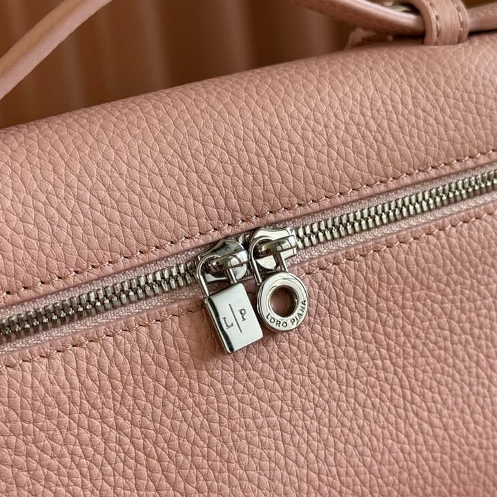 Loro Piana Extra Pocket L19 Crossbody Bag in Cream Gold Hardware