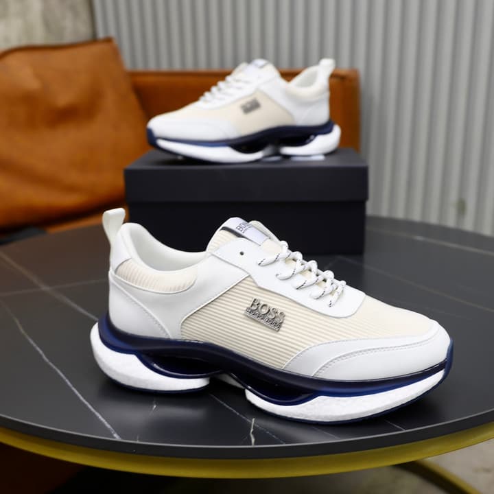 Boss 2024 Knit Sneakers – New Collection in Black Knit