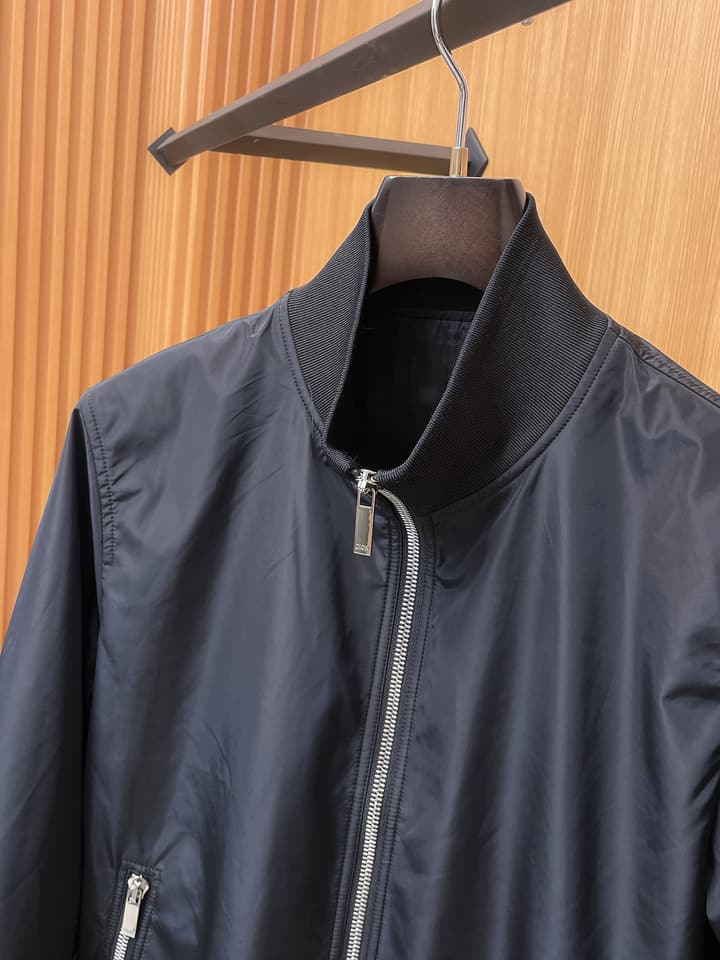 Dior Men's Casual Jacket – 2025FW in Dark Navy