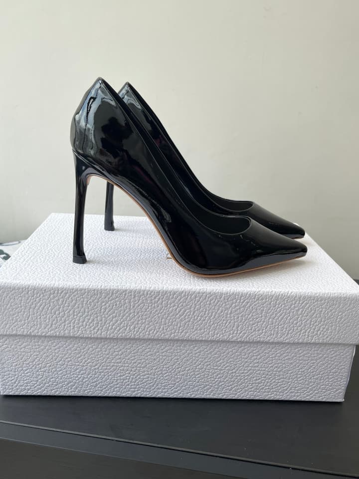 Dior Pointed High-Heel Pumps – 25SS Spring/Summer Collection in Patent Burgundy