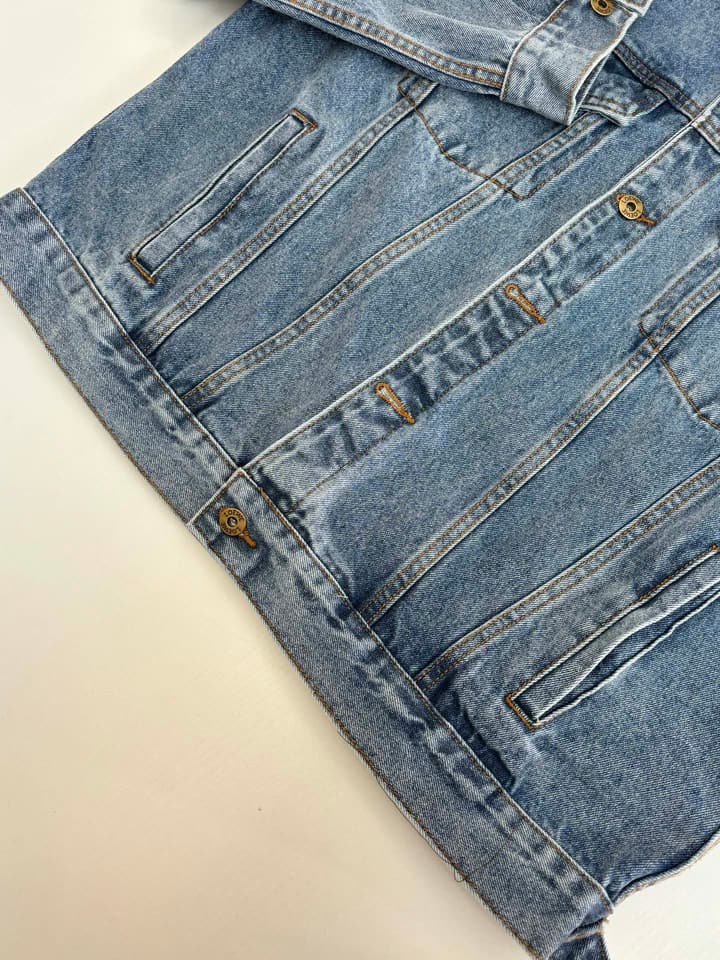 Loewe Anagram Denim Jacket – 24FW in Blue Denim