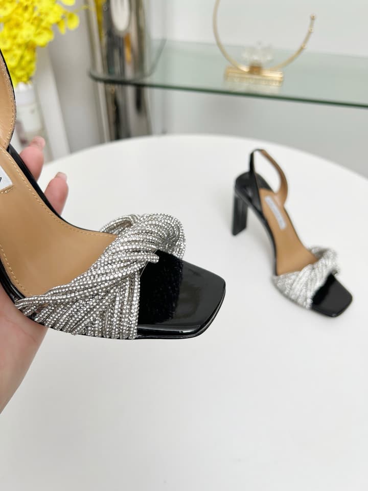 Aquazzura Rhinestone Pumps – 2025 Collection in Black