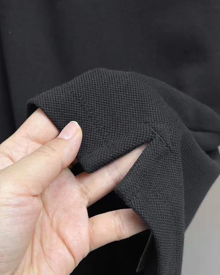 Dior Embroidered Letter Polo Shirt in Black