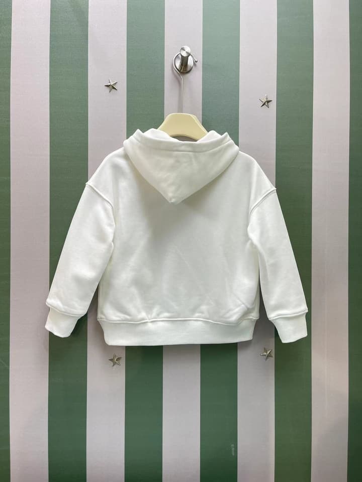 Ralph Lauren Inspired Kids Hooded Sweatshirt – 2025FW – Kids Collection in Cream Bear Duo Graphic