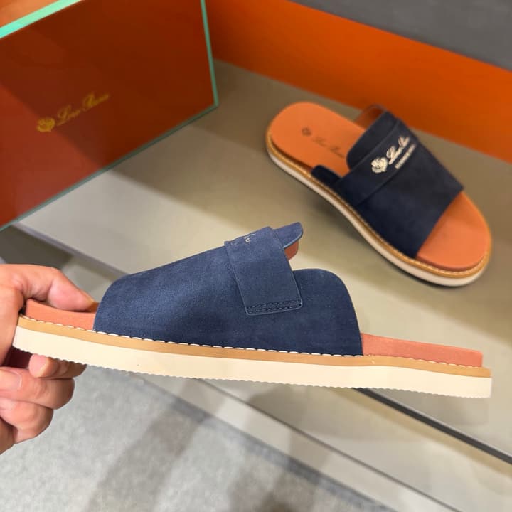 Loro Piana Summer Walk Crisscross Mules