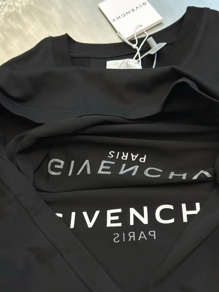 Givenchy Double-Layer Logo Print T-Shirt