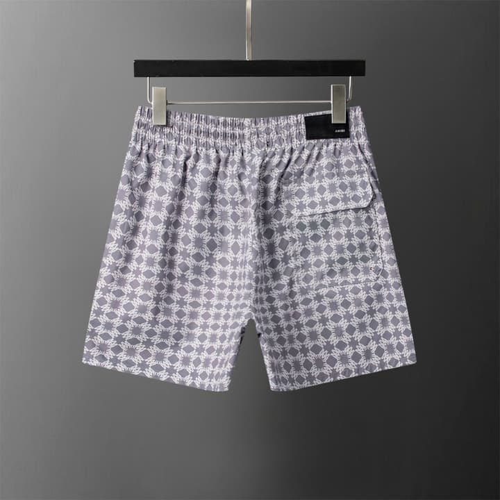 Amiri Men's High-Quality Swim Trunks – Spring/Summer Collection – 2026SS in Grey