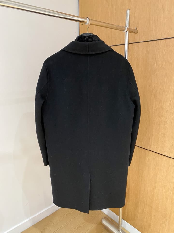 Dior Men's Wool Kensington Coat – 2025FW in Classic Black