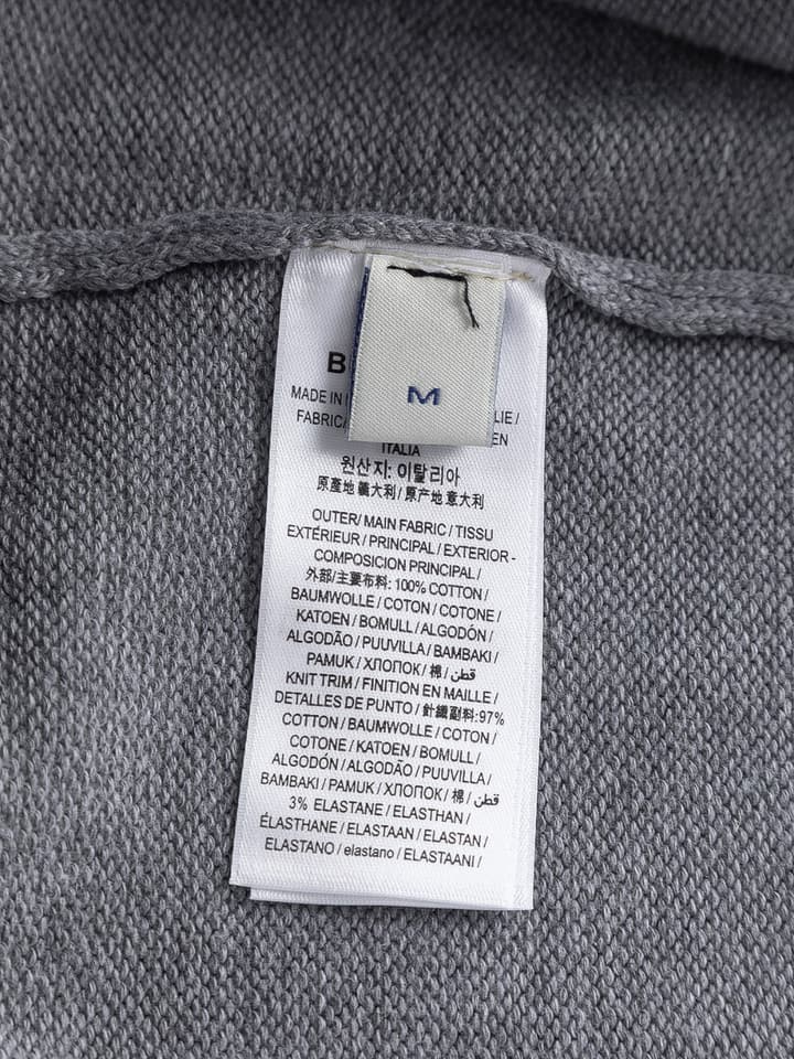 Burberry Equestrian Knight Jacquard Sweater – 25SS in Grey With White Logo