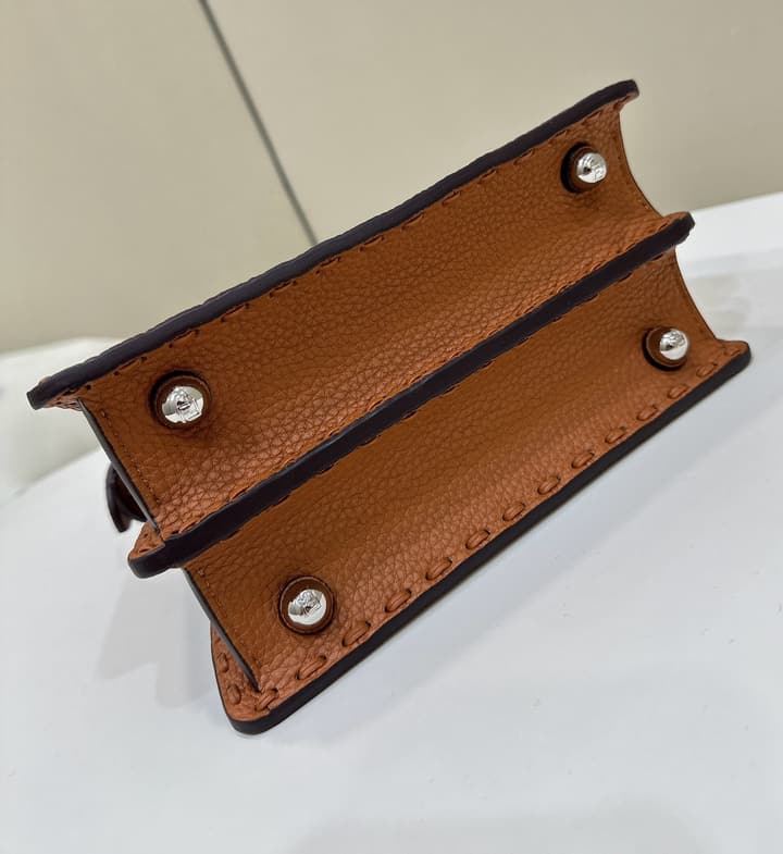 Fendi Peekaboo I See You Petite Satchel in Classic Black