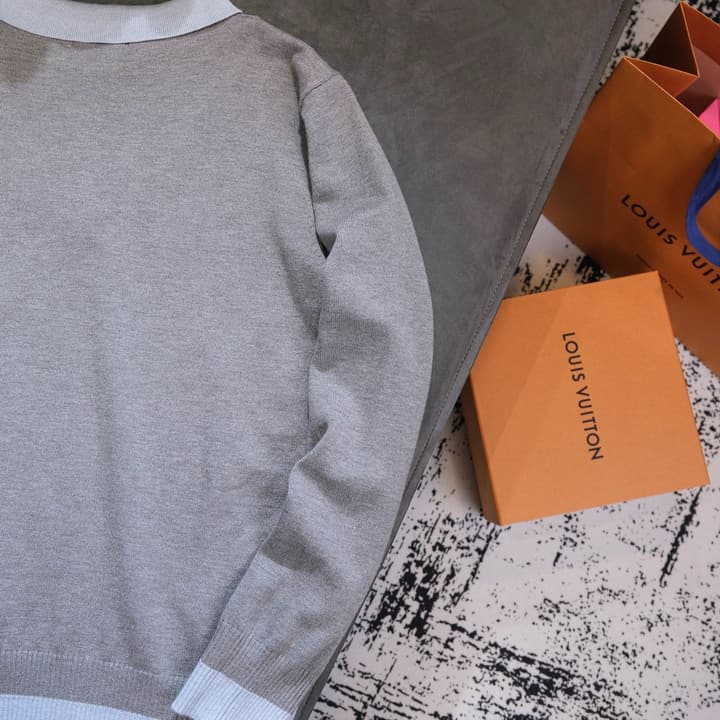 Miu Miu Wool Blend Faux Two-Piece Sweater – 25FW